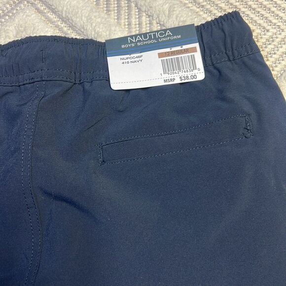NAUTICA - Boys School Uniform Shorts in Navy - Picture 3 of 7
